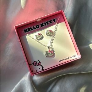 Hello Kitty Necklace and earrings